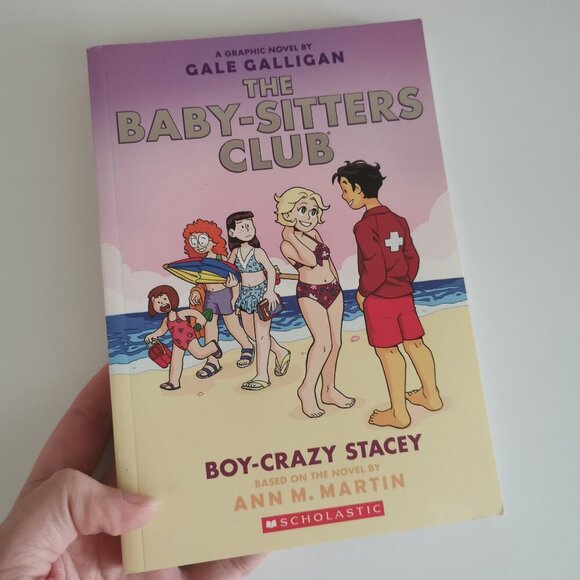 Babysitters Club Graphic Novel #7 Boy-Crazy Stacey Gale Galligan Ann M Martin - Picture 1 of 6
